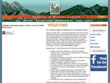 Tablet Screenshot of friendsofmaderacanyon.org